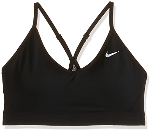 Nike Damen Indy Sports Bra, Schwarz (Black/White), L
