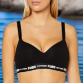 PUMA Iconic Padded Bra Short TOP Schwarz – Komfort & Halt